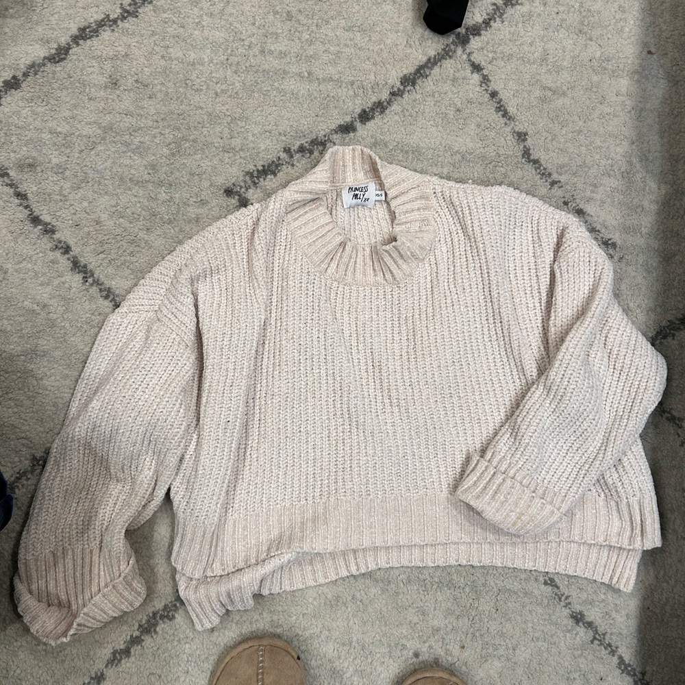 Soft Cream Sweater (Princess Polly)